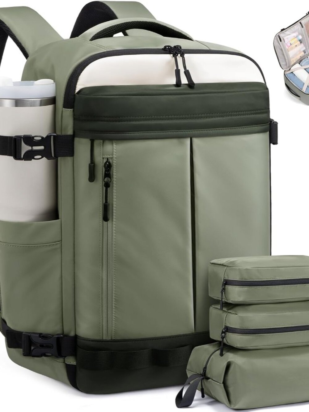 VersaTravel 40L Carry-On Backpack: Stylish, Secure & Ready for Adventure